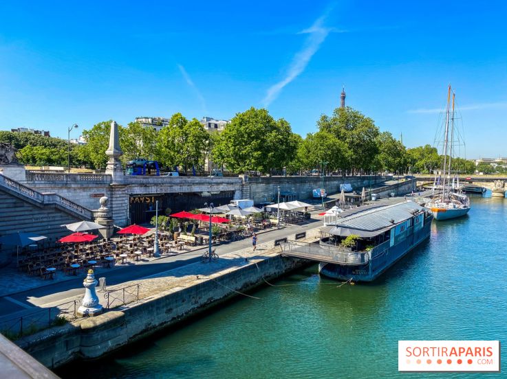 Visuel Paris terrasse quai de Seine