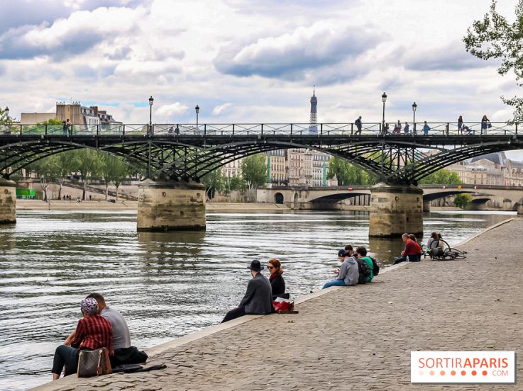 Visuel Paris quai de Seine, pont des arts