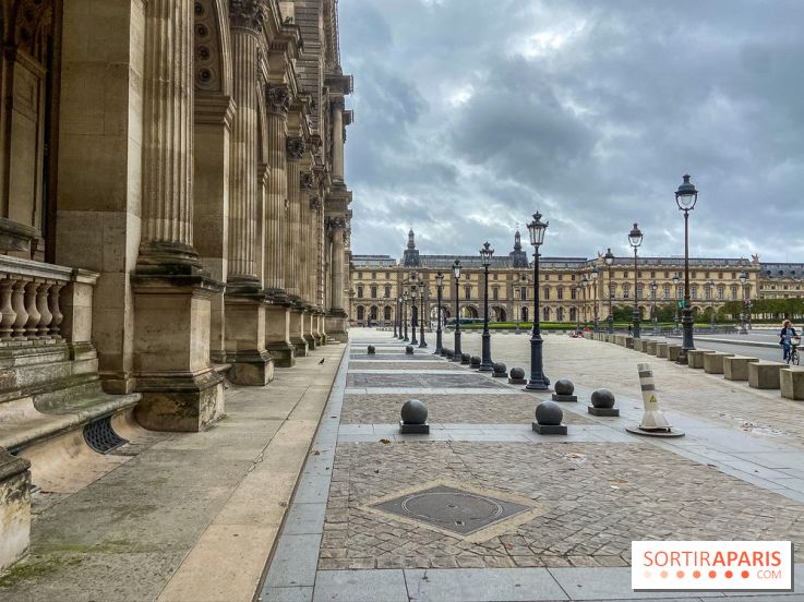 Visuel Paris vide confinement Louvre