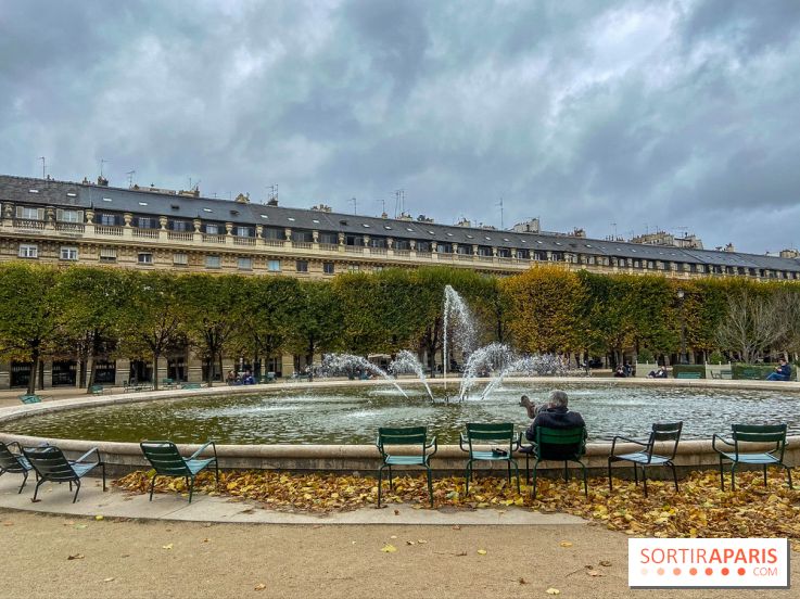Visuel Paris vide confinement Palais Royal