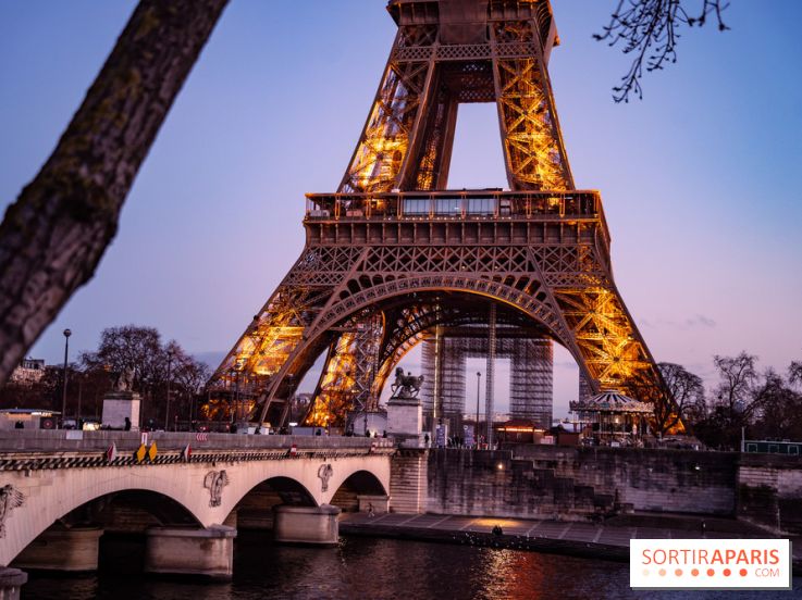 Visuel Paris Tour Eiffel nuit - pont d'Iéna