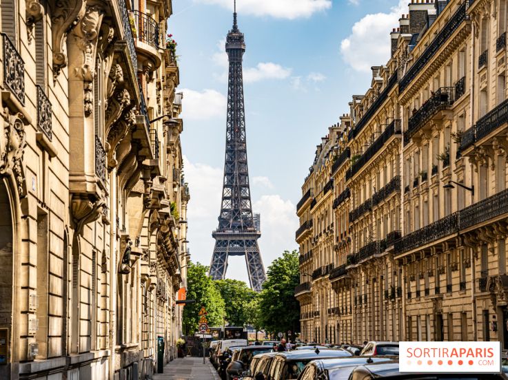 Visuel Paris Tour Eiffel rue