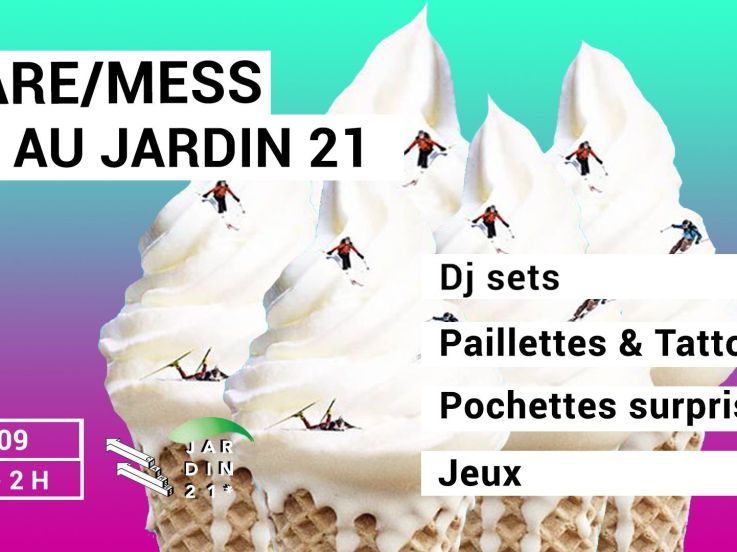 Open air CARE/MESS au Jardin 21