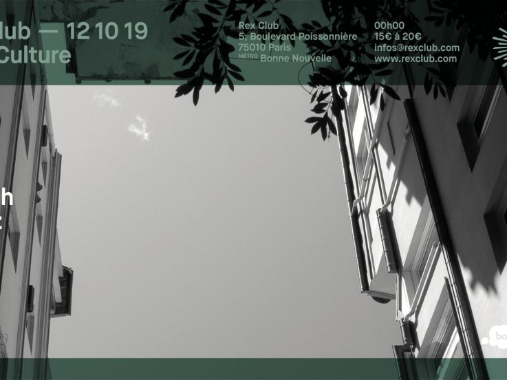 Soirée Bass Culture avec Raresh et D'Julz au Rex Club. 