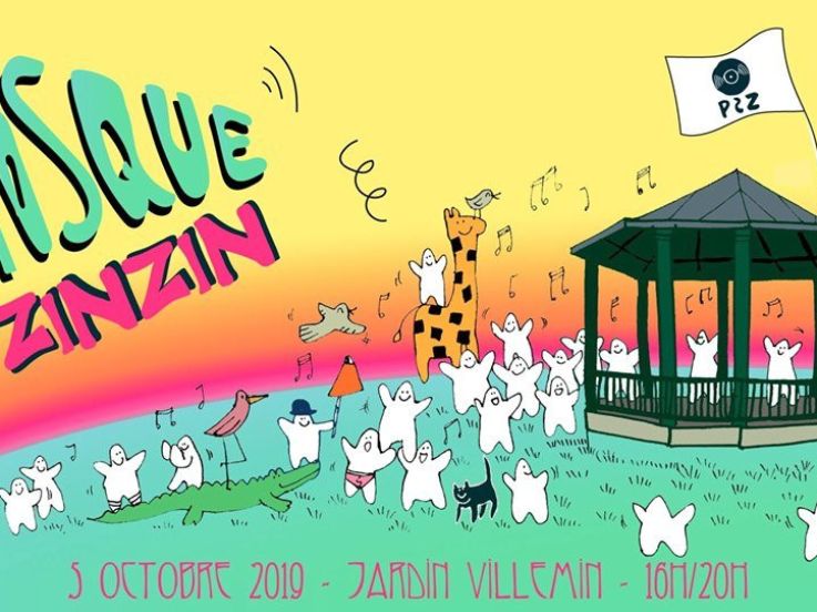 Open air au Jardin Villemin avec le Kiosque Zinzin by P2Z