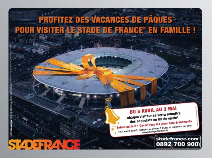 Stade de France, Chasse au trésor, Vacances de Pâques