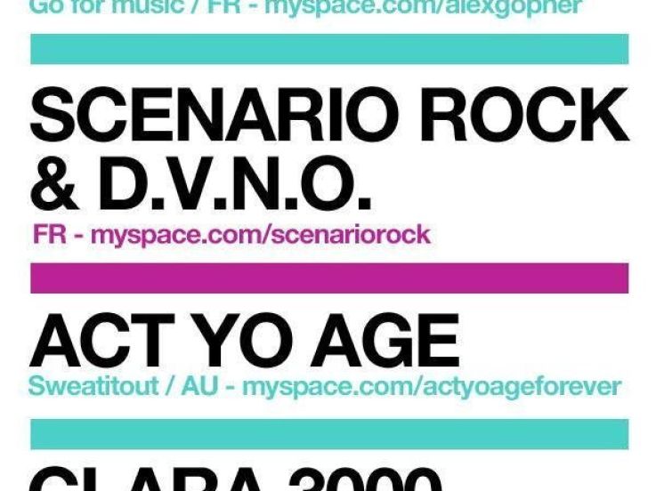 Born to film, Alex Gopher, Scenario Rock, Social Club, Soirée Paris