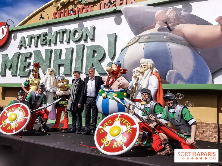 Inauguration Attention Menhirs ! et fête des 30 ans du Parc Astérix