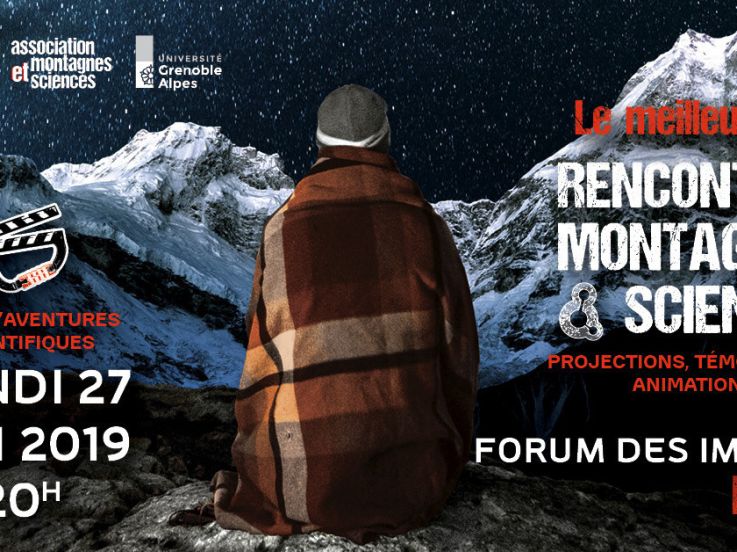Rencontres Montagnes et Sciences à Paris - Lundi 27 mai 2019 au Forum des Images