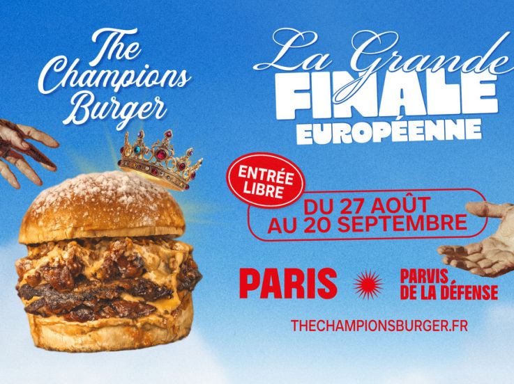 The Champions Burger : la finale du plus grand championnat européen de burgers à Paris La Défense