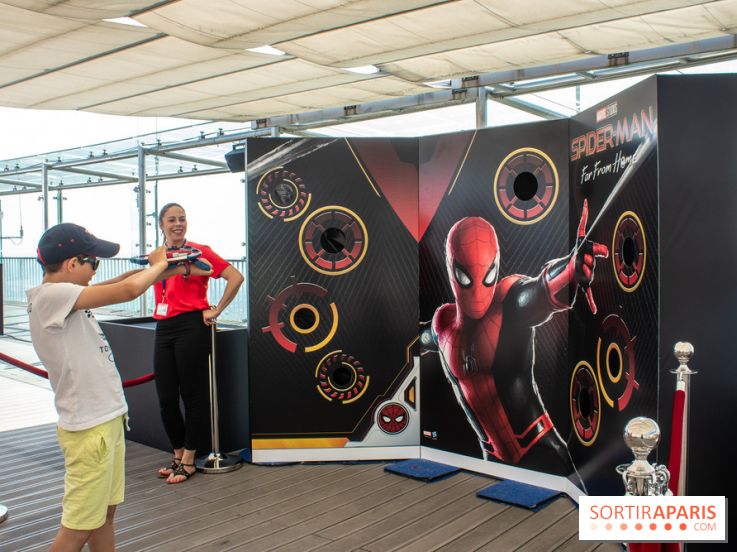 Les animations spider-man de la Tour Montparnasse