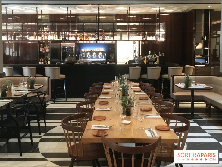 Intérieur de la Brasserie du Lutetia