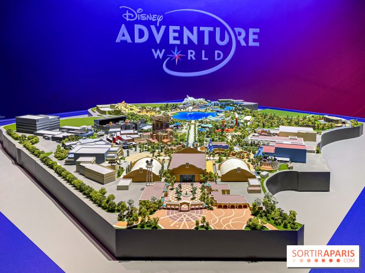 Visuels Disneyland Paris Disney Adventure World maquette