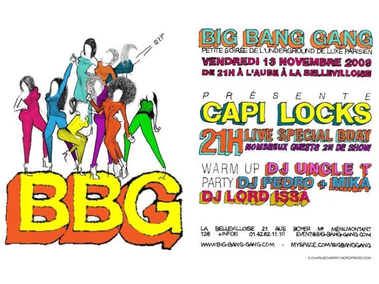 Big Bang Gang, Capilocks Bday, Bellevilloise, Soirée, Paris, Clubbing