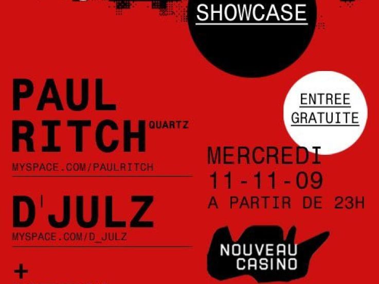 SCI, TEC, Showcase, Paul Ritch, D'Julz, Nouveau Casino, Soirée, Paris