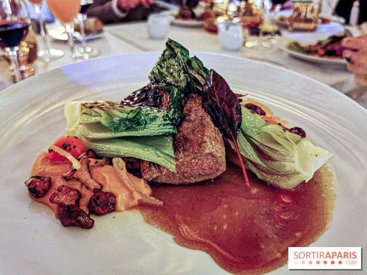 Le menu Traviata à l'Hôtel Le Meurice