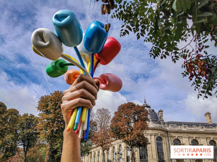 Le Bouquet de Tulipes de Jeff Koons à Paris