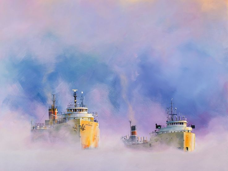 Les peintres de la Marine : une exposition dans l'univers marine à l'espace Richaud à Versailles