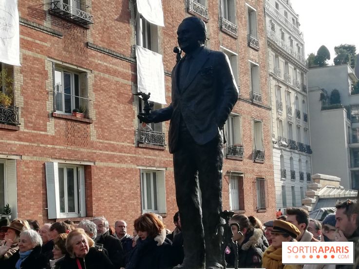 La statue de René Goscinny, le premier monument dédié à la BD à Paris 