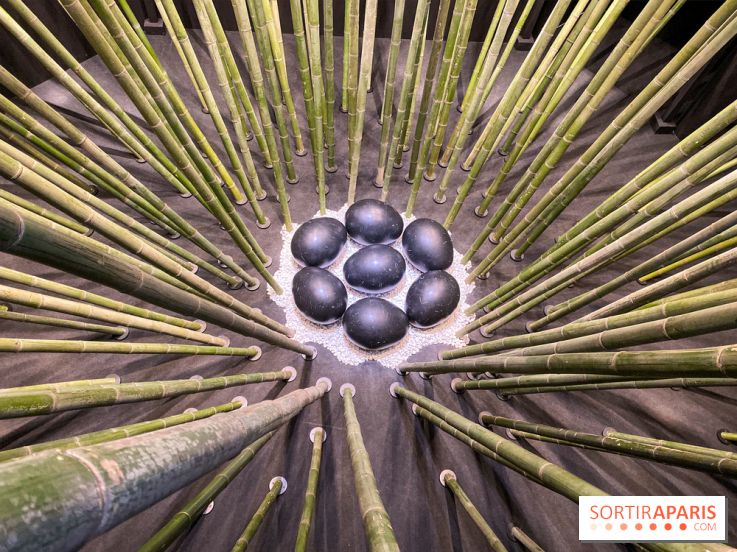Black Bamboo de Nils-Udo à la Fondation EDF