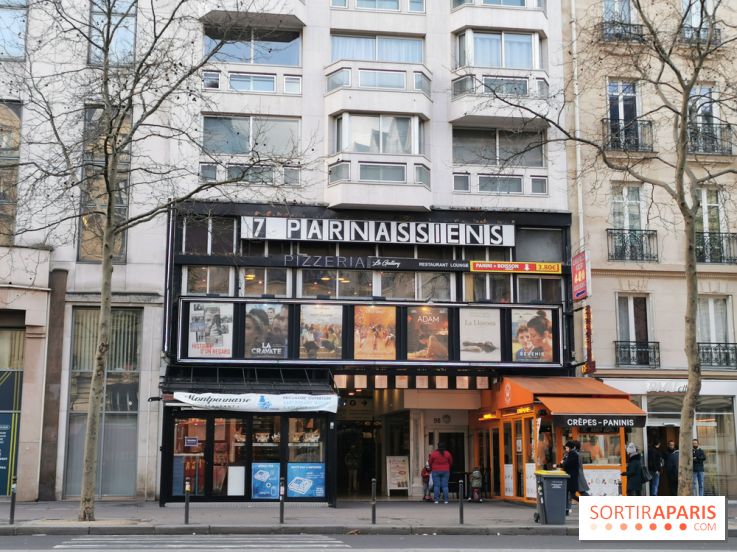Le cinéma les 7 Parnassiens dans le quartier de Montparnasse