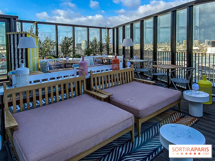 L’Hôtel Mama Shelter Paris West, terrasse