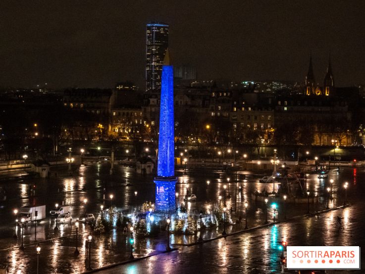Photos : Illuminations et sapins de Noël Place de la Concorde