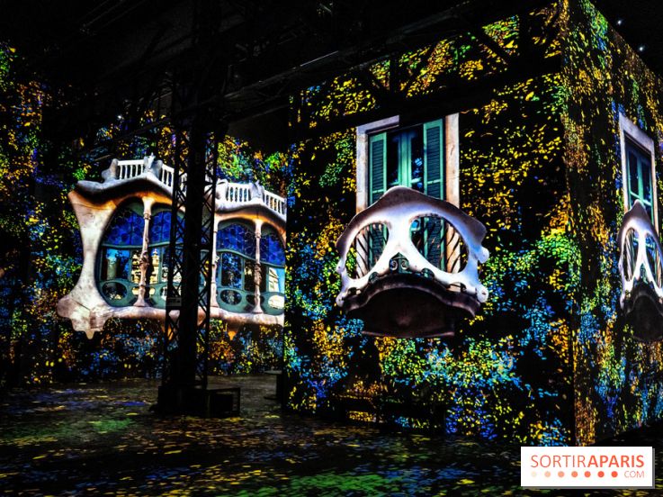 Exposition Gaudi à l’Atelier des Lumières, les photos 