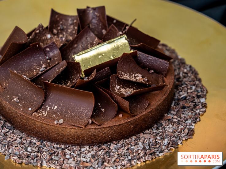 La Tarte Chocolat de Pâques et d'avril de Quentin Lechat au Royal Monceau