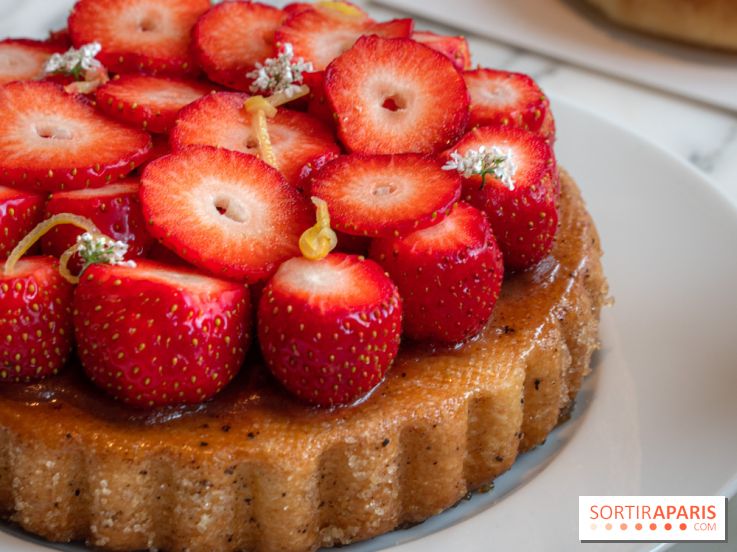 La Tarte aux fraises de Quentin Lechat au Royal Monceau