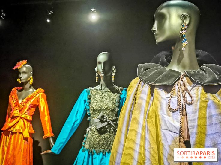 Exposition Yves Saint Laurent, les coulisses de la haute couture à Lyon, au musée Yves Saint Laurent