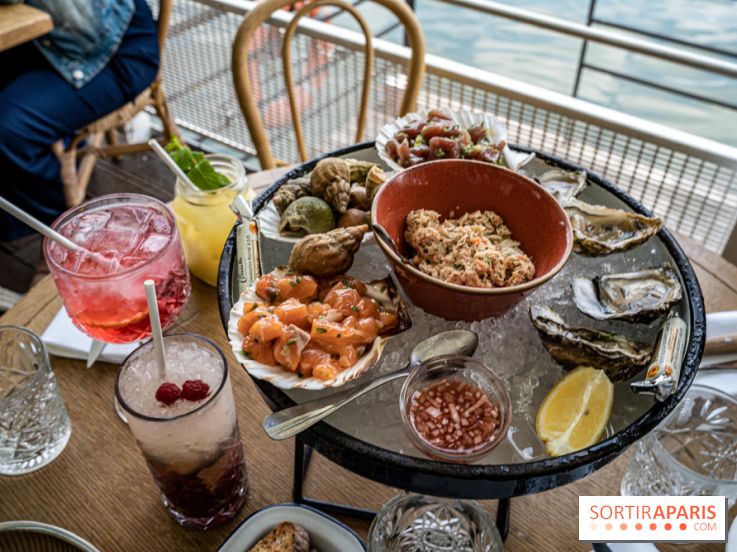 Polpo brasserie, la terrasse péniche 