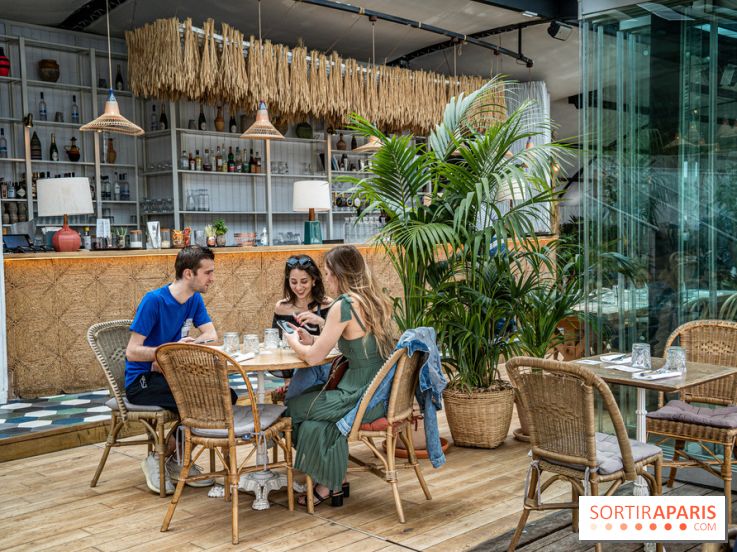 Polpo brasserie, la terrasse péniche 