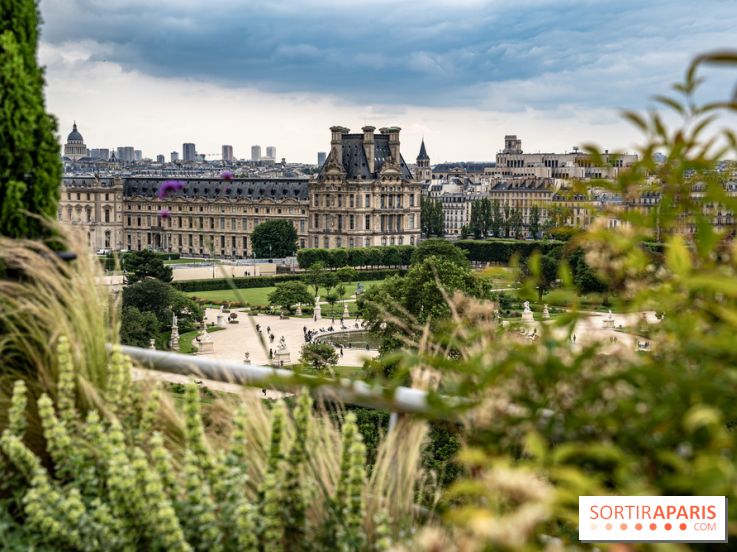 Visuel Paris, vue du Meurice suite Etoile - Jardin des Tuileries
