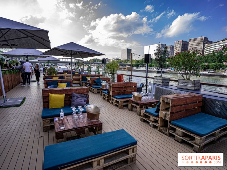 Solarium, la péniche au pied de la Cité de la Mode et du Design
