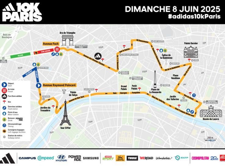 10K de Paris 2025 : date et parcours de la course autour des monuments parisiens