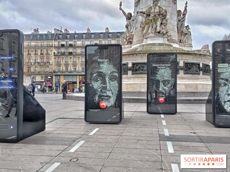 Vies brisées, l'exposition choc en plein air qui alerte sur le danger du téléphone au volant