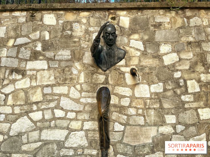Le Passe-Muraille de la place Marcel Aymé à Paris