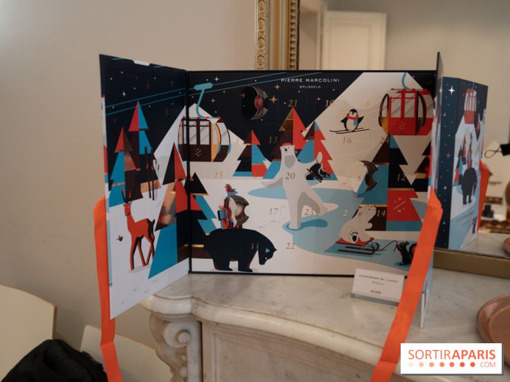 Photos : Les Bûches et chocolats de Noël de Pierre Marcolini 2021