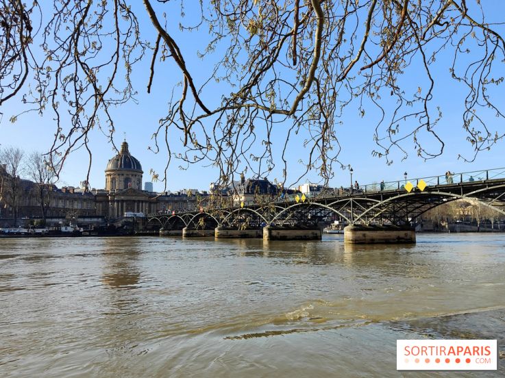 Visuel actualités - Crue Seine Pont des Arts
