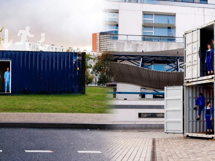 Ktha Compagnie fait escale devant la mairie du 11ème.