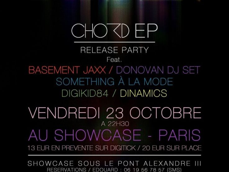 Basement Jaxx, Donovan, Donovan, Sous le pont, Showcase, Soirée, Paris 