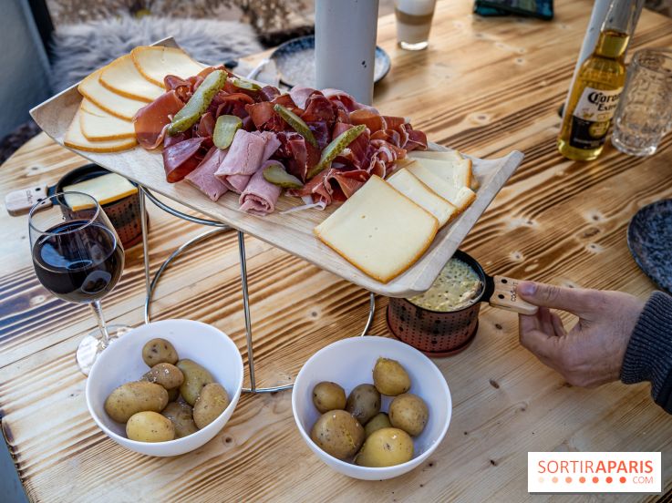 La terrasse raclette de la Fabrique à Toga à Bercy