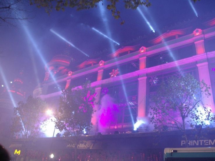 Illumination du Printemps Haussmann : Noël 2009