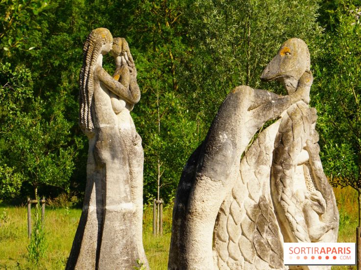 Le jardin de sculptures de la Dhyus, un lieu insolite en Île-de-France