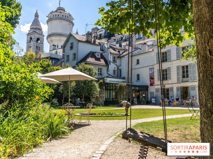 Le Café Renoir au sein du Jardin Renoir du Musée Montmartre 2022