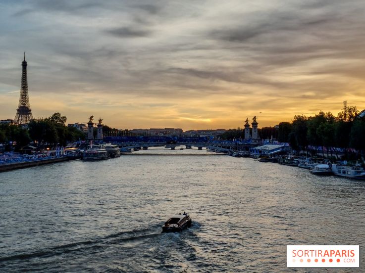 Visuels Paris - La Seine - Coucher de soleil