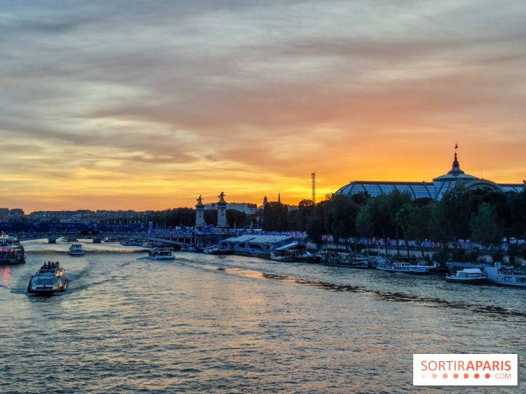 Visuels Paris - La Seine - Coucher de soleil