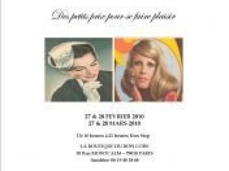 boutique éphémère vintage
shopping agenda 2010 février