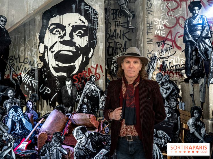 Exposition Jef Aérosol à Paris, 40 ans de pochoirs